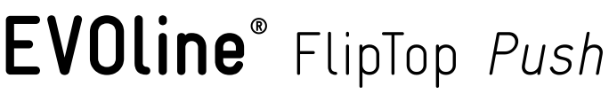 Schulte EVOline FlipTop Push logo