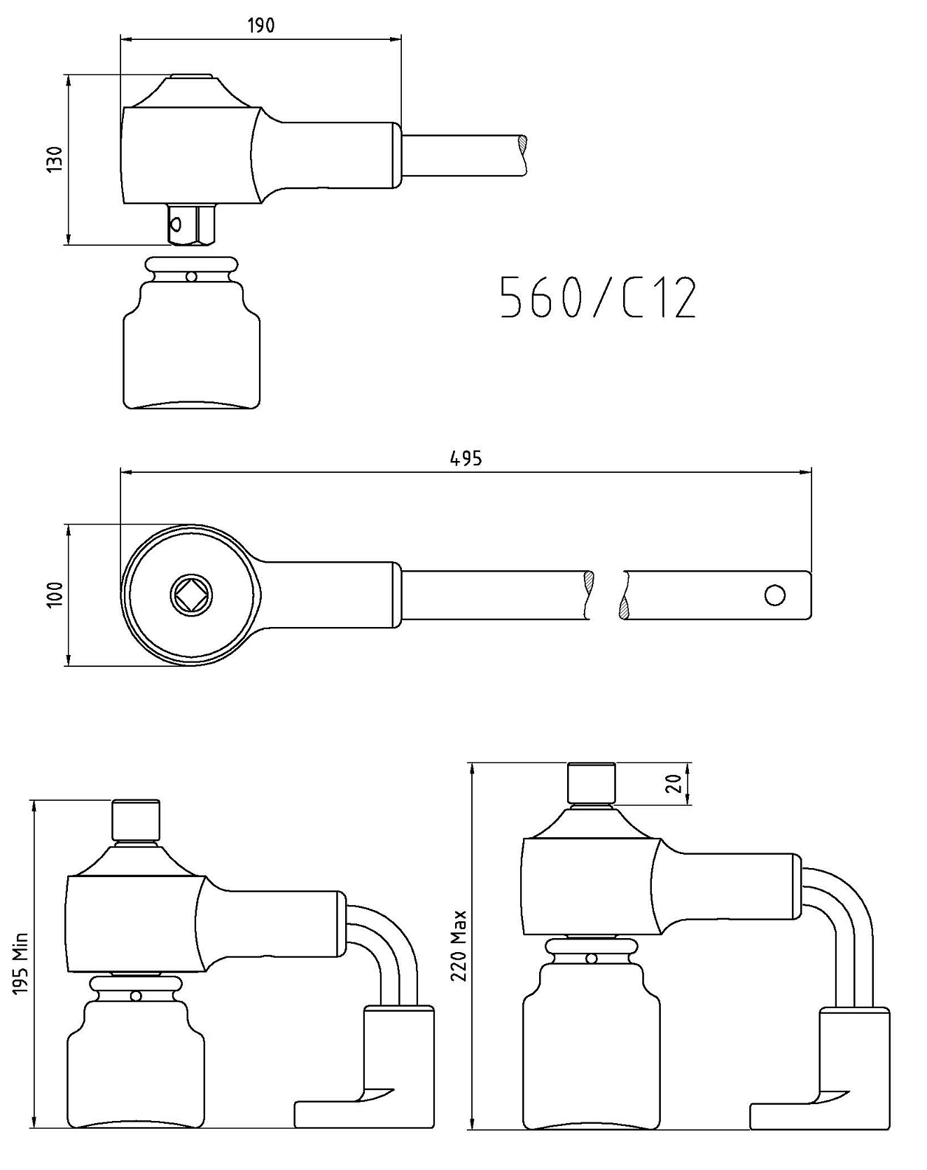 Beta Schemat dla produktu 560/C12 z kategorii Dynamometria